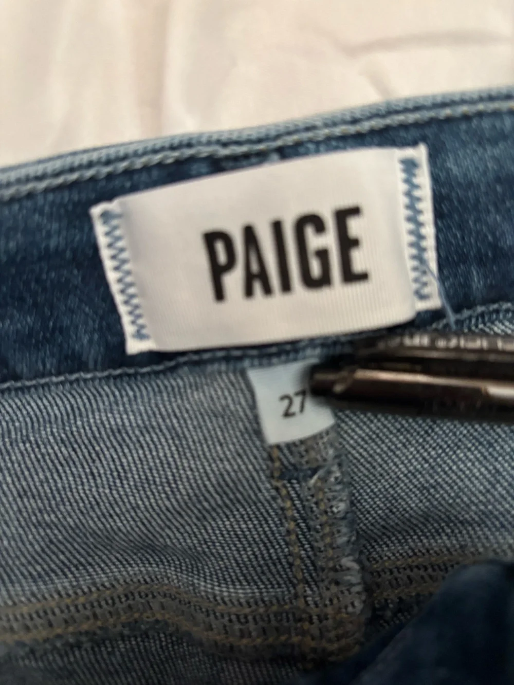 PAIGE Size 27 Blue Bootcut Flare Jeans